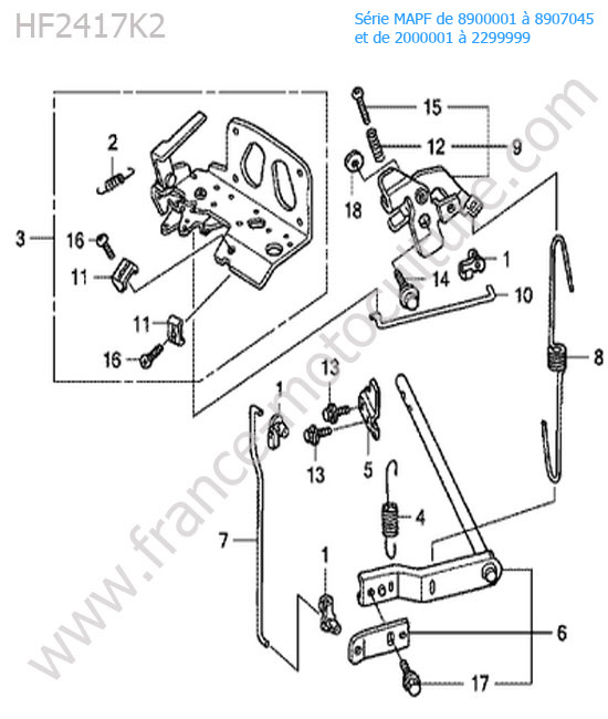 Regulateur HONDA HF2417K2