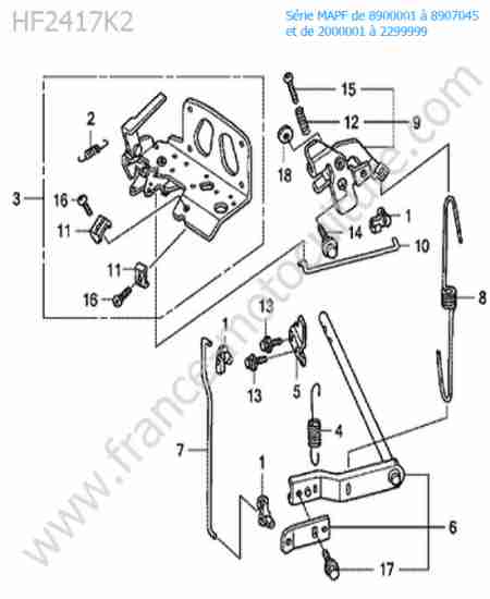 HONDA - HF2417K2 : Regulateur