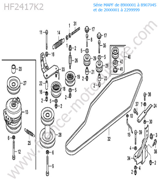 Avancement HONDA HF2417K2