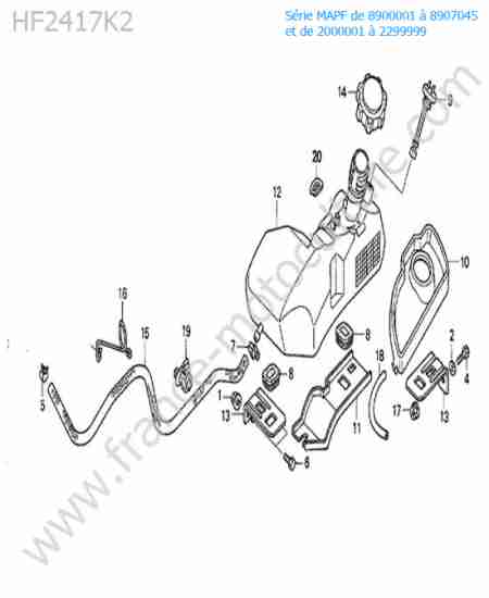 HONDA - HF2417K2 : Reservoir