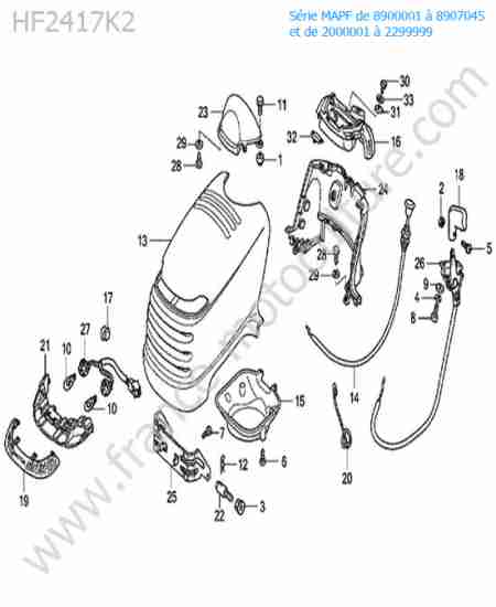 HONDA - HF2417K2 : Capot