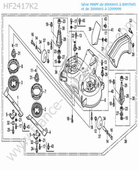 HONDA - HF2417K2 : Carter coupe