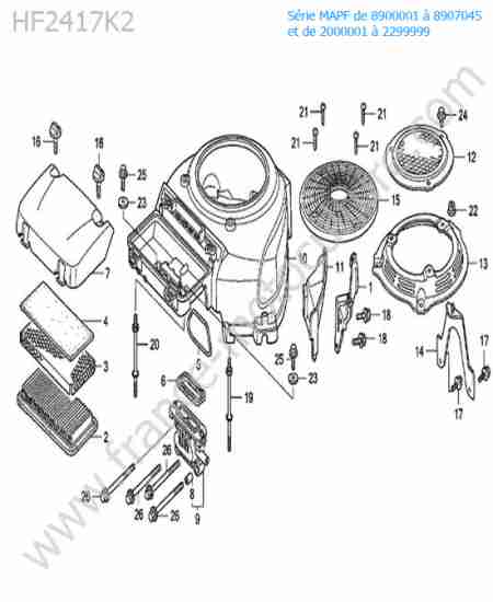 HONDA - HF2417K2 : Filtre a air