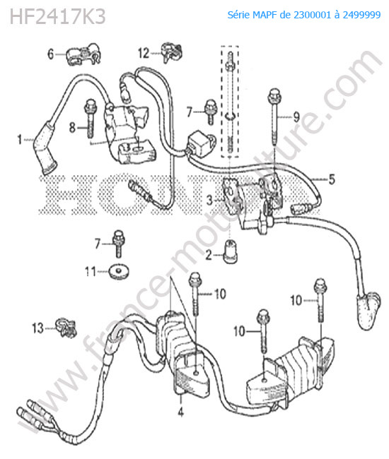 Allumage HONDA HF2417K3