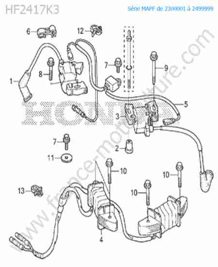 HONDA - HF2417K3 : Allumage
