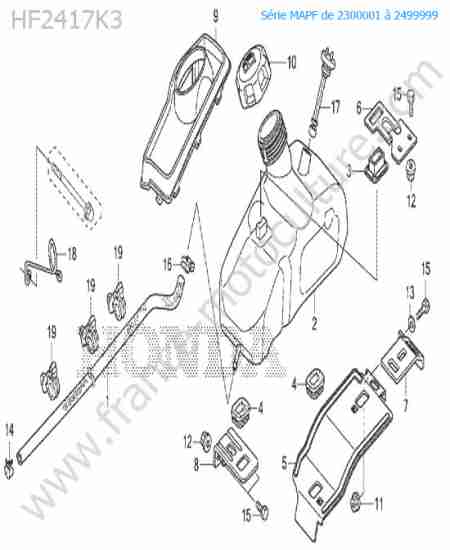 HONDA - HF2417K3 : Reservoir (hme/hte)
