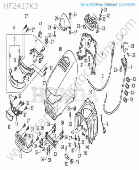 HONDA - HF2417K3 : Capot