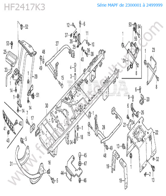 Chassis HONDA HF2417K3