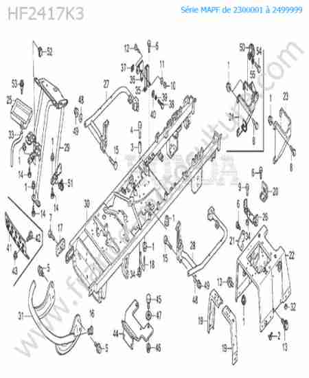 HONDA - HF2417K3 : Chassis