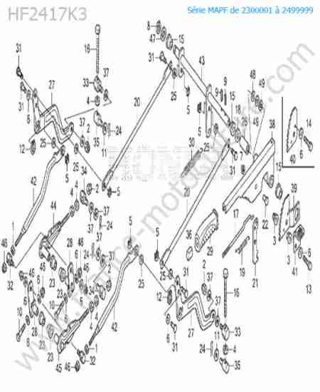 HONDA - HF2417K3 : Relevage coupe