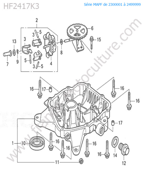 Carter huile HONDA HF2417K3