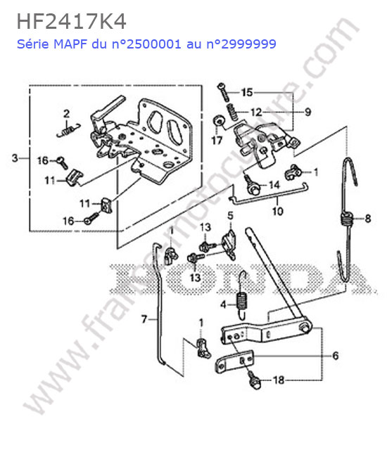 Regulateur HONDA HF2417K4