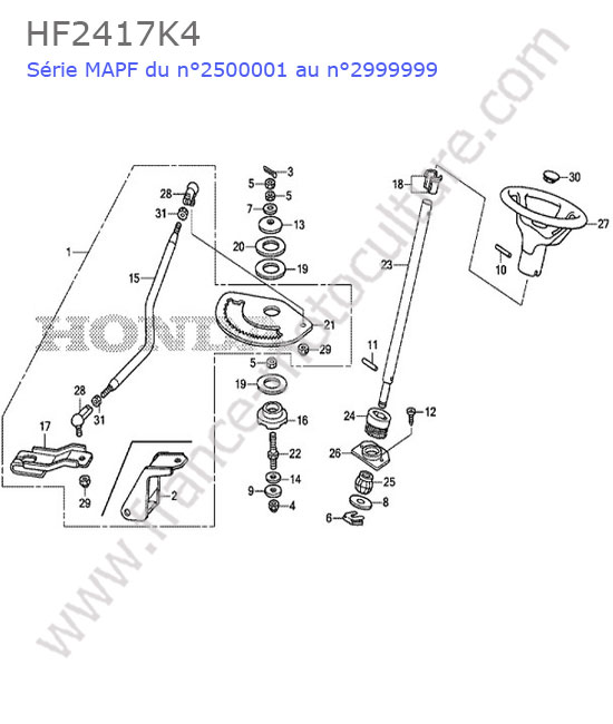 Direction HONDA HF2417K4