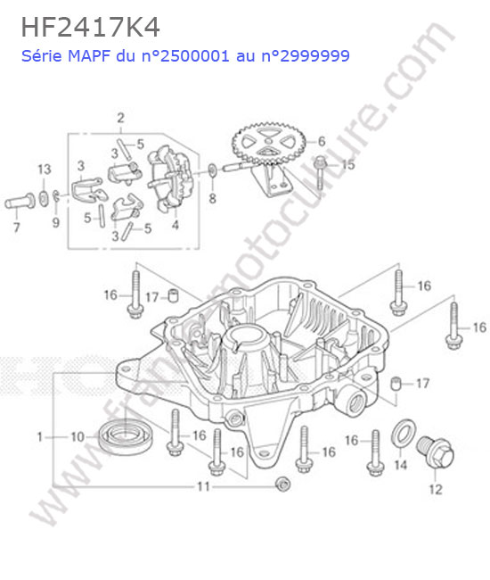 Carter huile HONDA HF2417K4