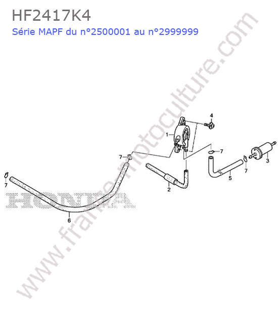 Pompe essence HONDA HF2417K4
