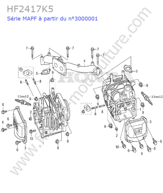 Cylindre HONDA HF2417K5