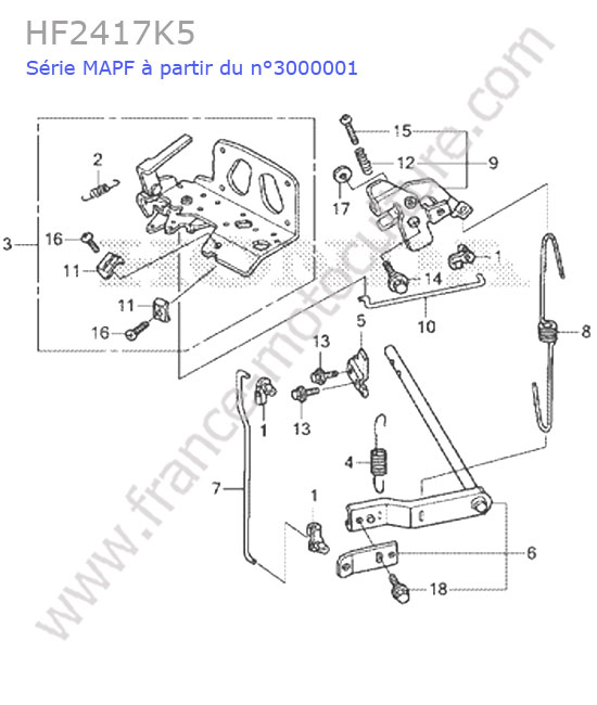 Régulateur HONDA HF2417K5