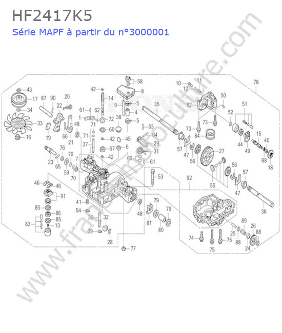 Transmission HONDA HF2417K5