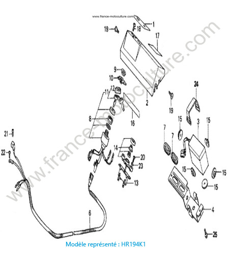 Cablage - K1 HONDA HR194