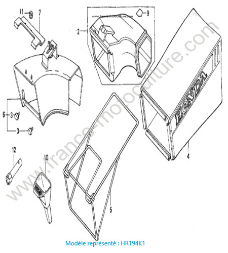 Sac a herbe - K1 HONDA HR194
