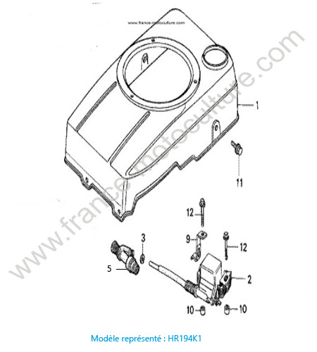 Bobine allumage - K1 HONDA HR194