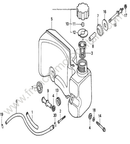 Reservoir HONDA HR216