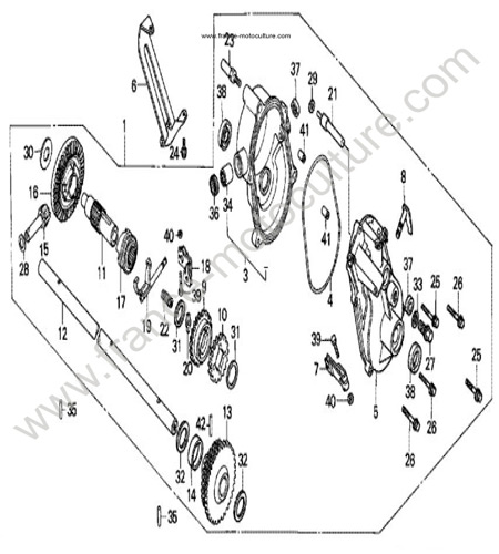 Transmission type S HONDA HR216