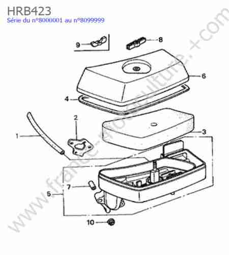 HONDA - HRB423 : Filtre air
