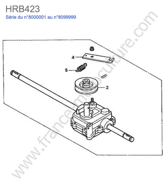Boite vitesse - sde/sxe HONDA HRB423