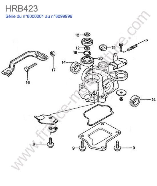 Boite vitesse - se/sg HONDA HRB423