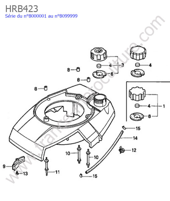 Reservoir HONDA HRB423