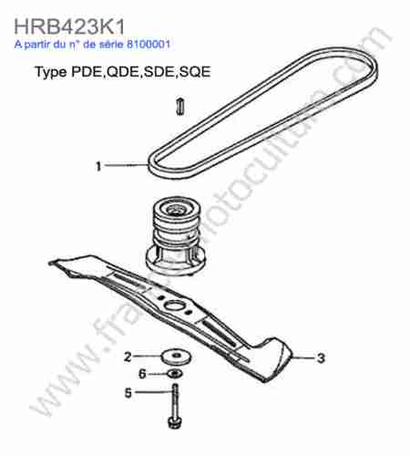 HONDA - HRB423K1 : Lame - pde/qde/sde