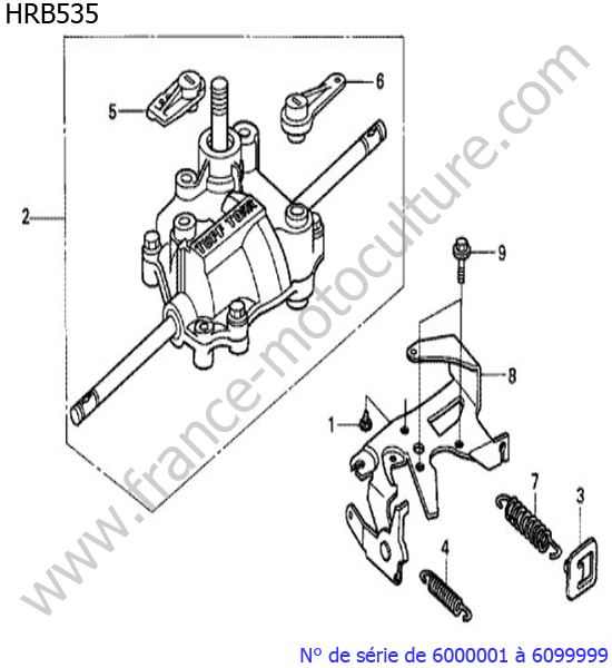 Transmission HONDA HRB535