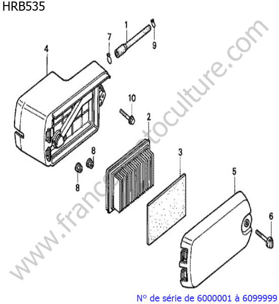 Filtre air HONDA HRB535