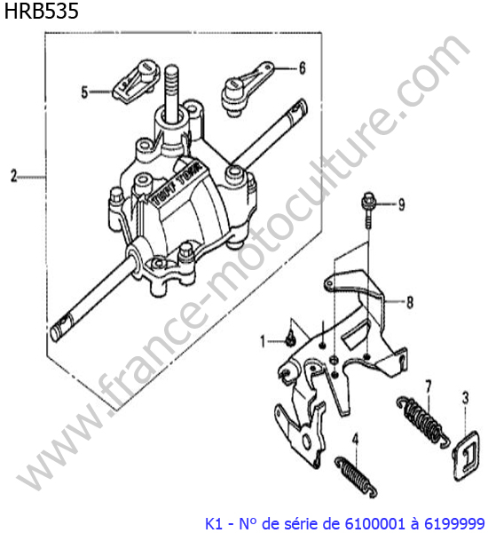 Transmission HONDA HRB535K1