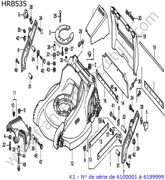 Carter HONDA HRB535K1