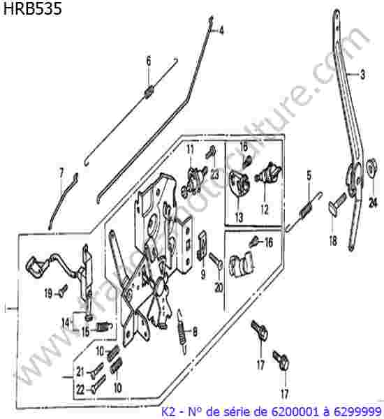 HONDA - HRB535K2 : Regulateur
