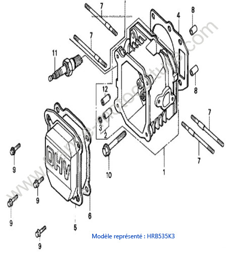 Culasse - K3 HONDA HRB535K3