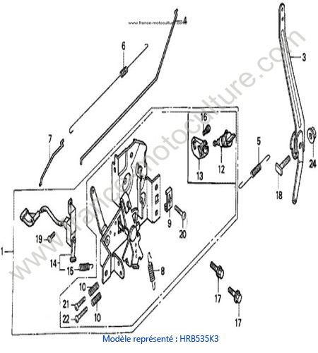 Regulateur - K3 HONDA HRB535K3
