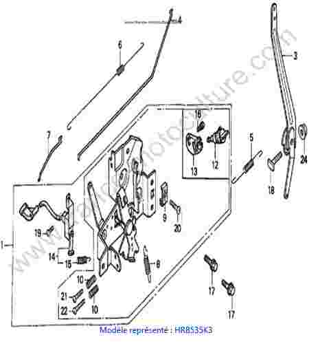 HONDA - HRB535K3 : Regulateur - K3