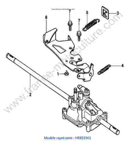 HONDA - HRB535K3 : Boite de vitesse SD/SX - K3