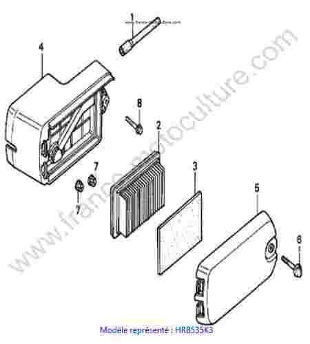 HONDA - HRB535K3 : Filtre air - K3