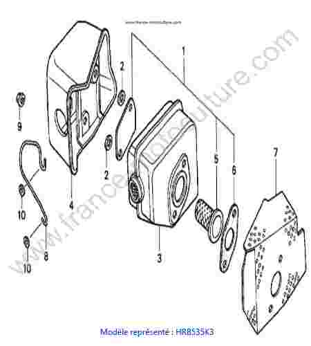 HONDA - HRB535K3 : Silencieux - K3