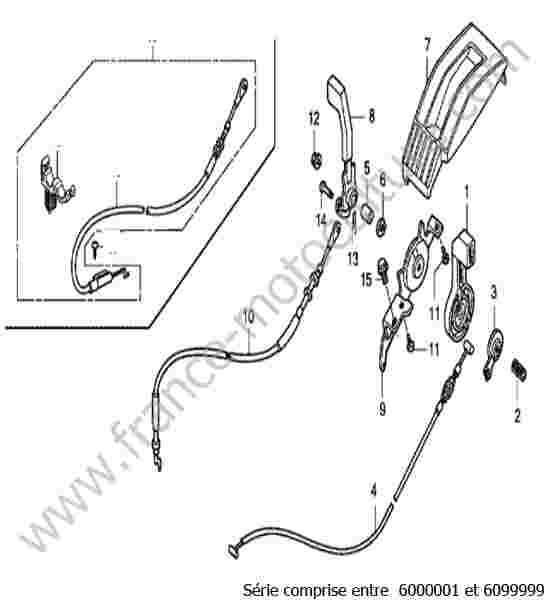HONDA - HRB536 : Accelerateur 1