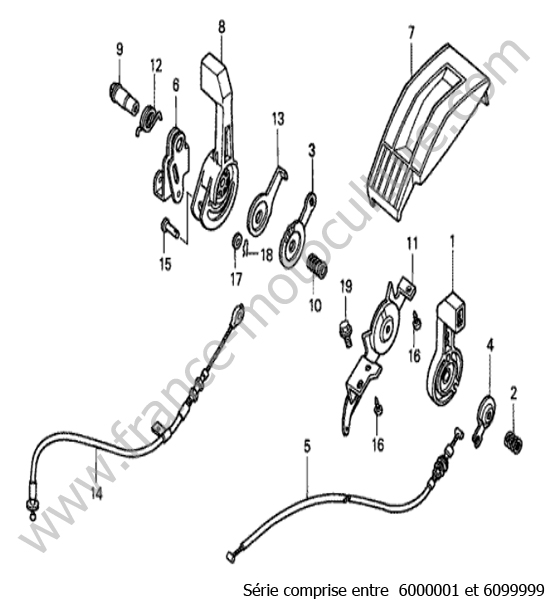 Accelerateur 2 HONDA HRB536