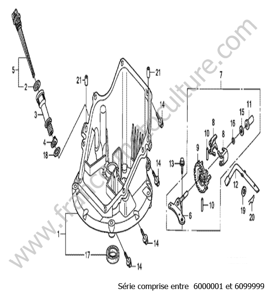 Carter inferieur HONDA HRB536