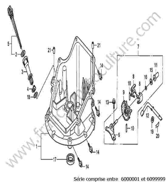 HONDA - HRB536 : Carter inferieur