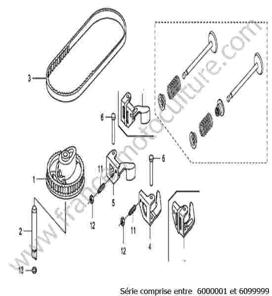 HONDA - HRB536 : Arbre came