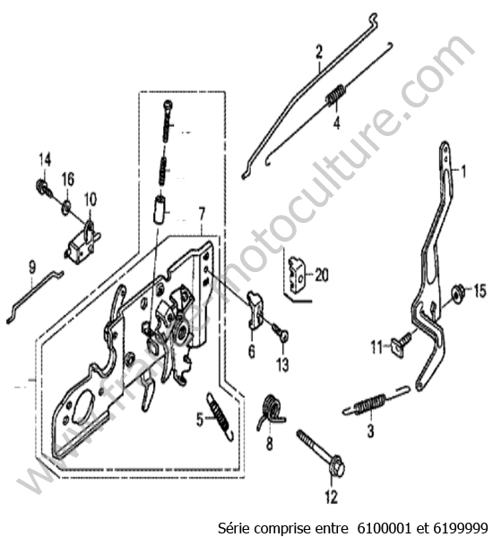 Regulateur HONDA HRB536C1