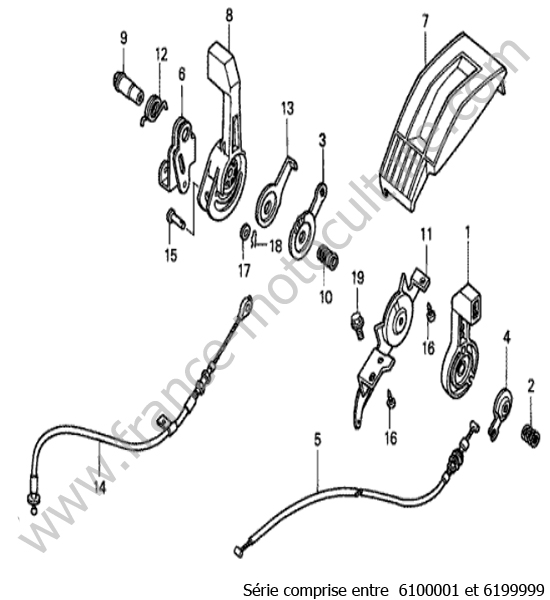Accelerateur 2 HONDA HRB536C1
